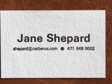New Business Cards (On our new paper)